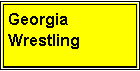 Text Box: Georgia Wrestling